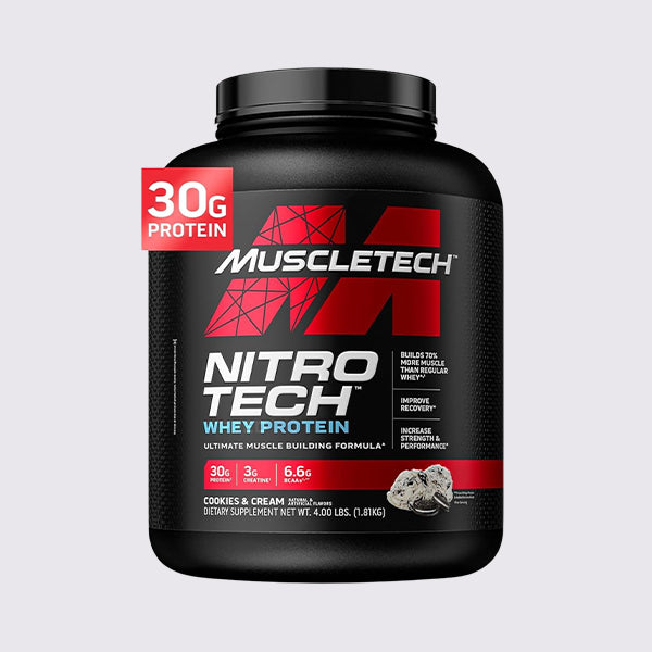 Muscle Tech Nitro Tech Whey Protein 4 Lbs